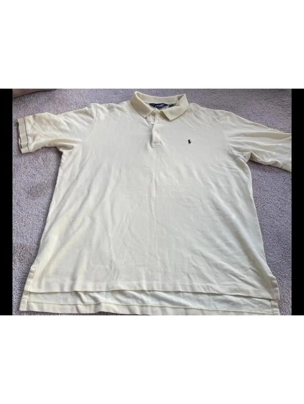 Polo Ralph Lauren Golf Polo Light Yellow XXL